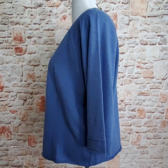 New Calvin Klein Jeans Distressed Sweatshirt - Picture 3 of 7